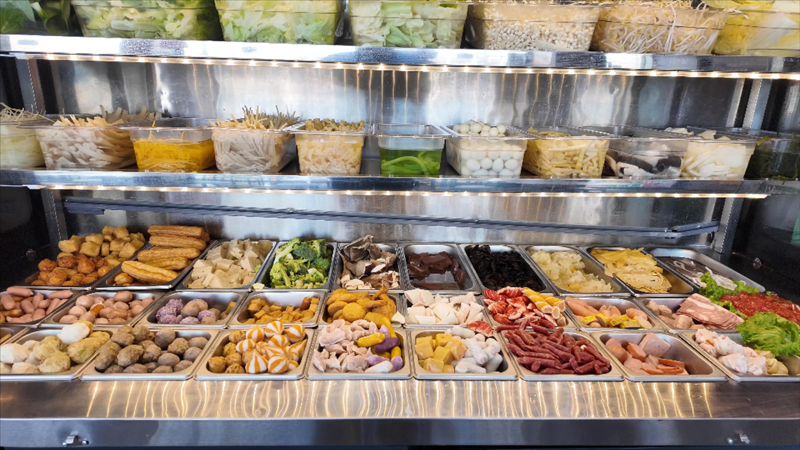 糊涂婶麻辣烫的老式口味在于菜品更加多样化不重复