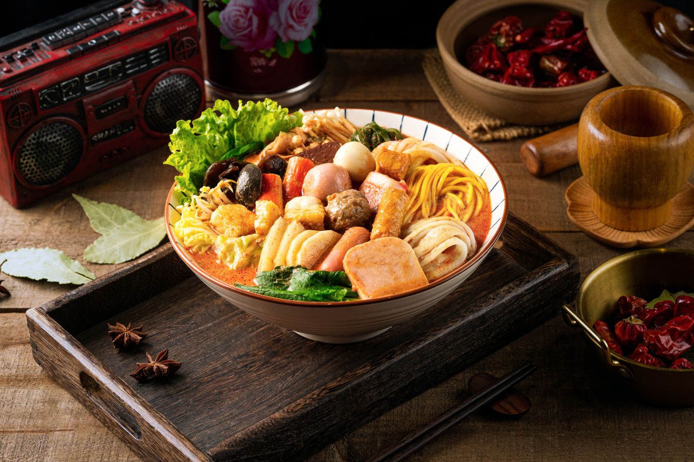 糊涂婶麻辣烫什锦丸子套餐